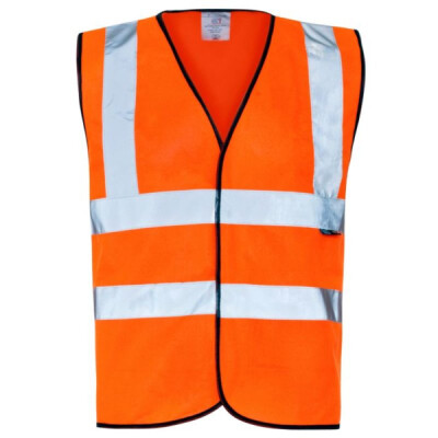 Supertouch Hi Vis Vest - Binding Velcro - Orange
