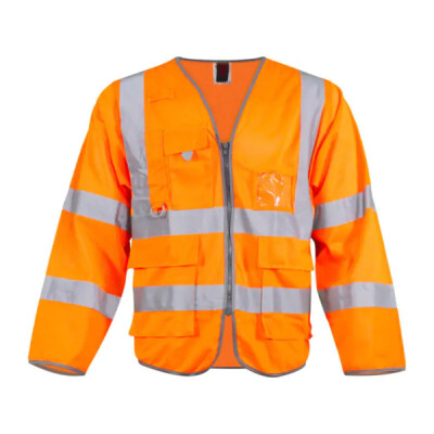 Warrior Hi Vis L/S Ex Mesh W/C Vest