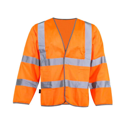 Warrior Hi Vis L/S Mesh W/C Vest