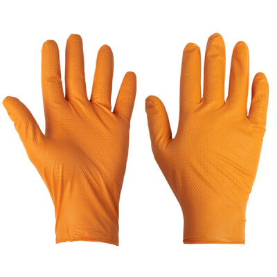 Supertouch Diamond Grip Work Gloves - Orange - 1000 Pieces
