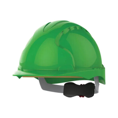 JSP EVO3 Wheel Ratchet Safety Helmet - Green