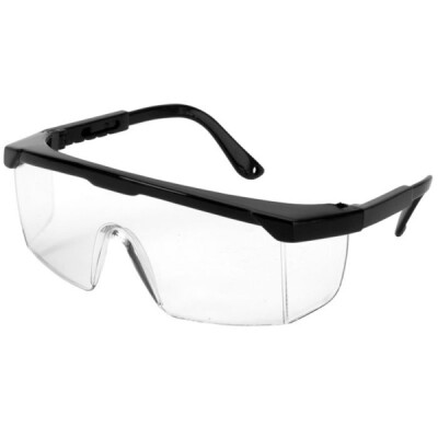 Supertouch E20 Safety Glasses - Clear - Black Frame