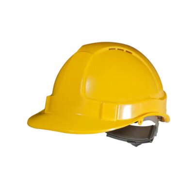 Warrior ABS Push-Lock Helmets - Vented - Yellow