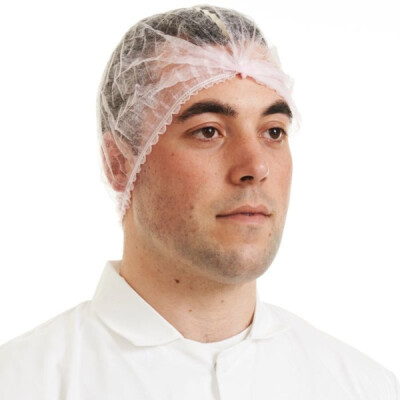 Supertouch Detectable Mob Cap - 1000 Pieces - Pink