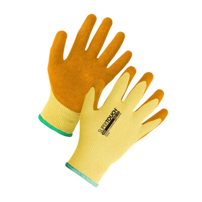 Supertouch GH01 Grip Work Glove - Crinkle Latex Coated - 120 Pairs