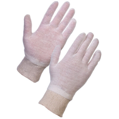 Supertouch Polycotton Knit Wrist Work Gloves - Mens - 600 Pairs