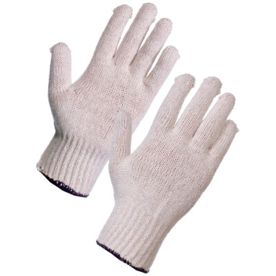 Supertouch Seamless Mixed Fibre Polycotton Work Gloves - Natural - 240 Pairs