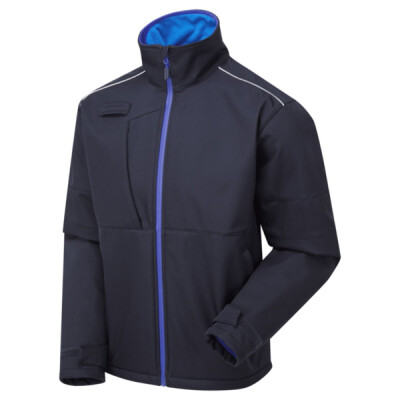 Supertouch System Eco Softshell Work Jacket - Navy Royal
