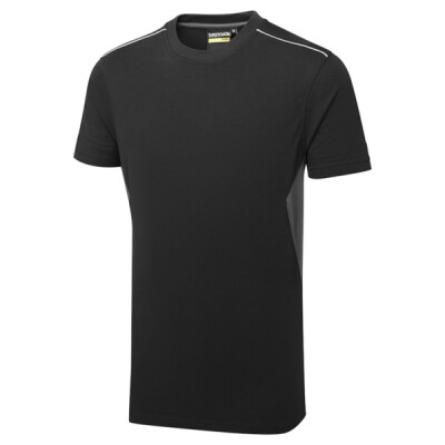 Supertouch System Eco Workwear Work T-Shirt - Black Grey