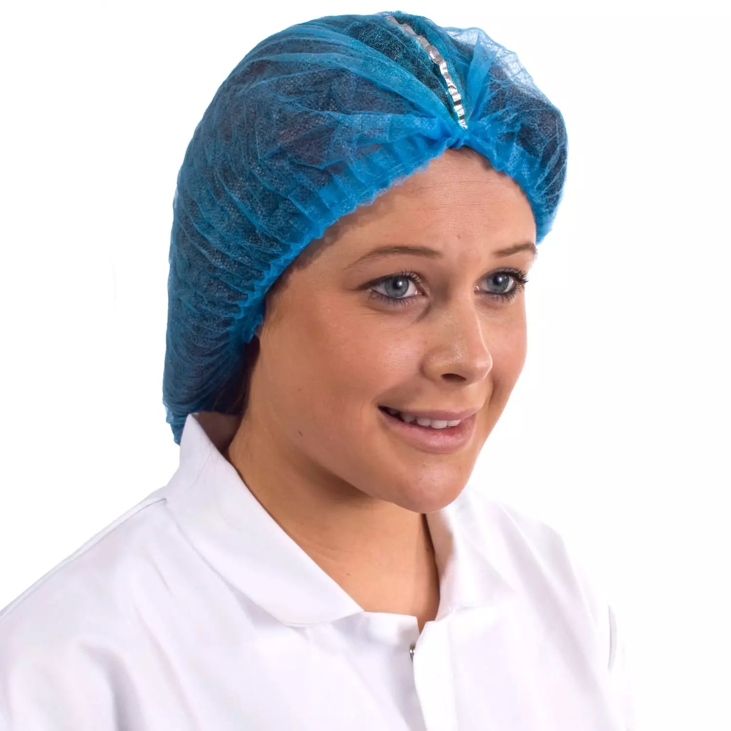 Supertouch Detectable Mob Cap - 1000 Pieces - Blue
