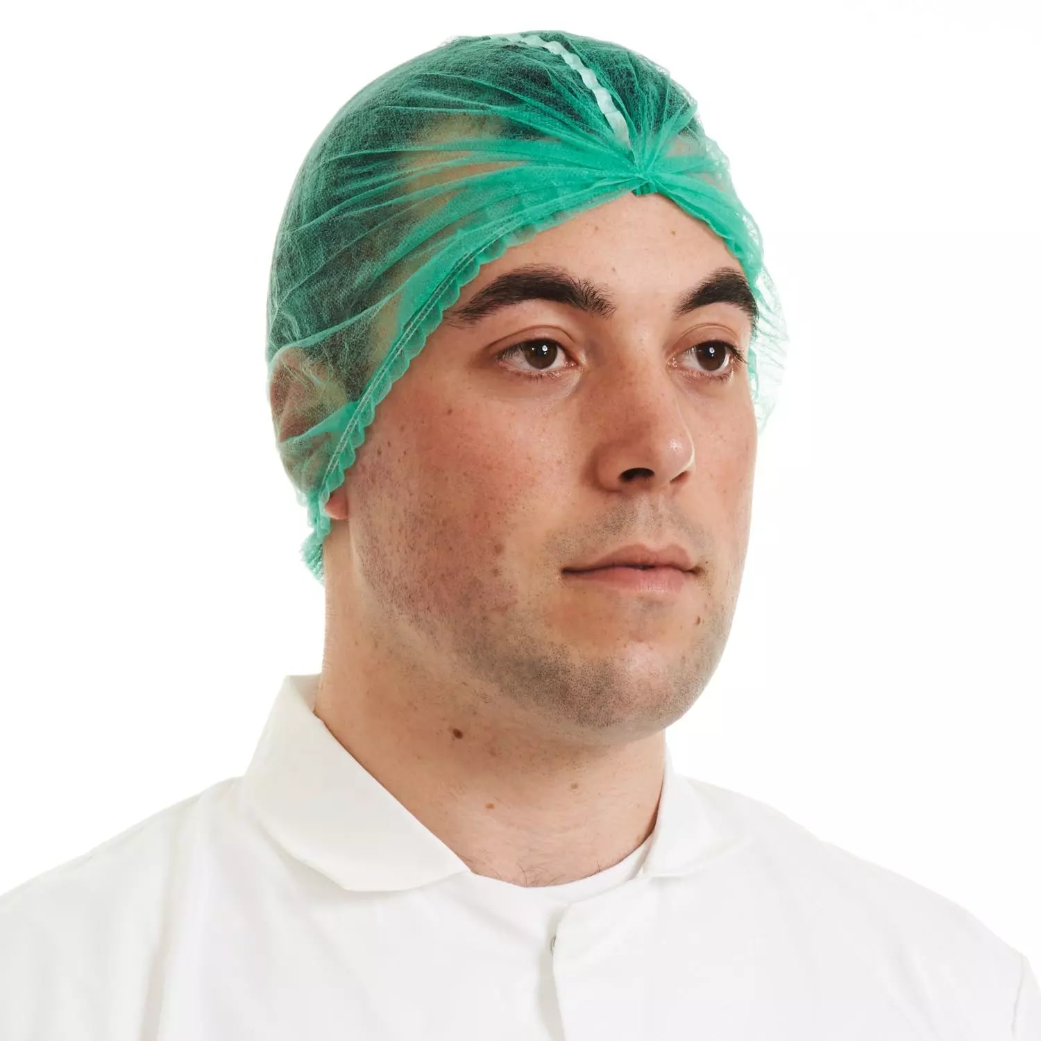 Supertouch Detectable Mob Cap - 1000 Pieces - Green