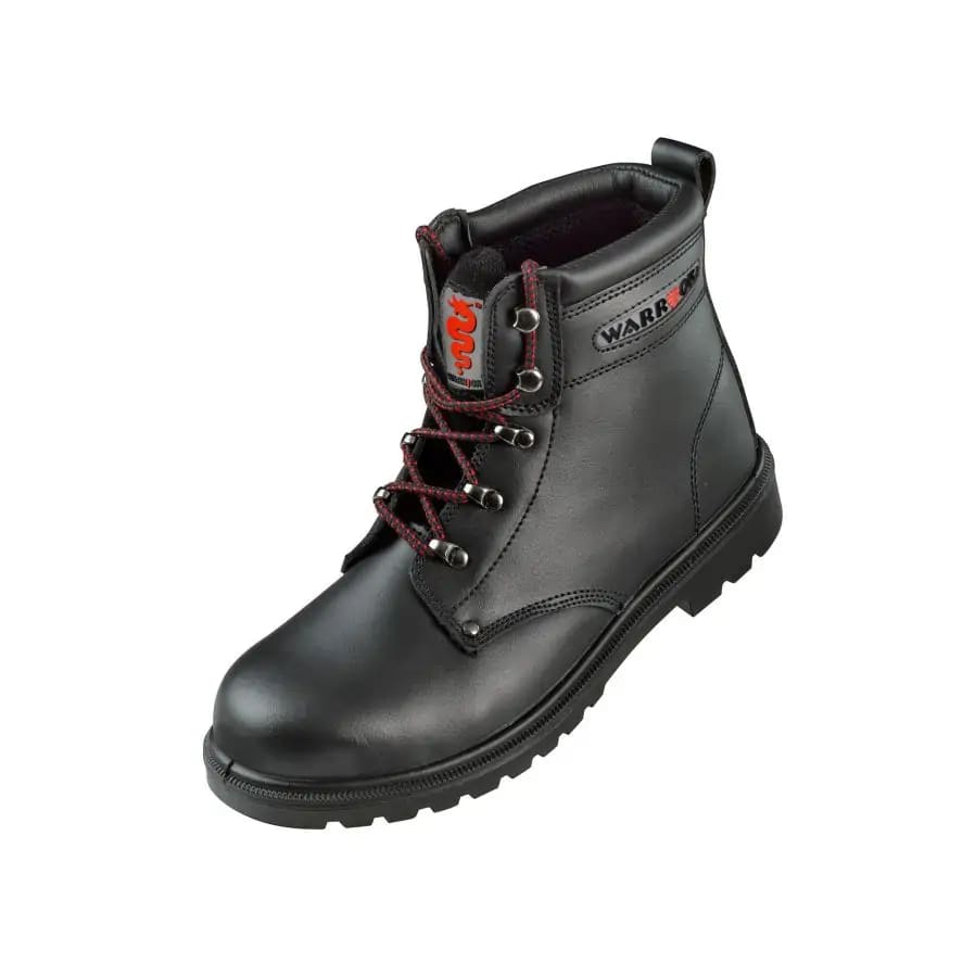 Warrior Warrior Action Ankle Work Boots - Black in Black