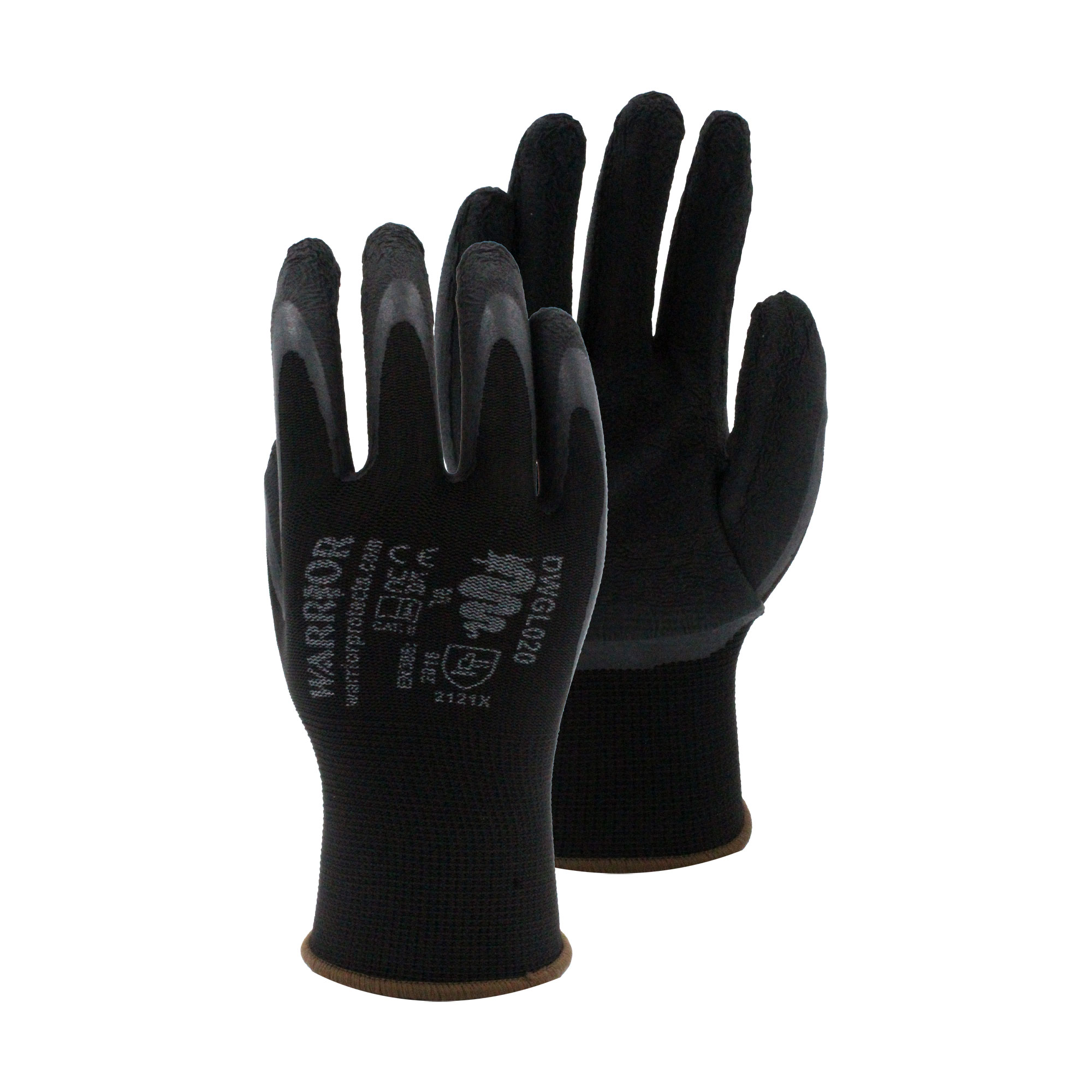 Warrior Nitrile Foam Thermal Work Gloves - 60 Pairs - Black