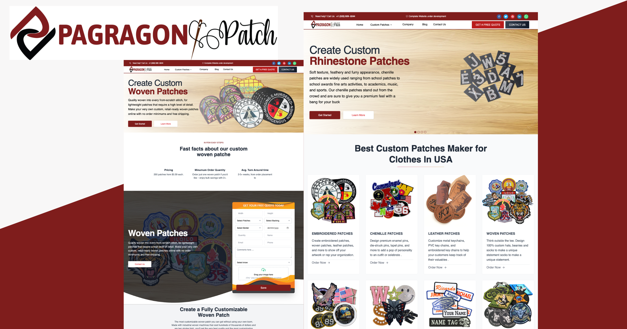 Paragon Patches Custom Patches Maker In USA Get Patches for Clothes