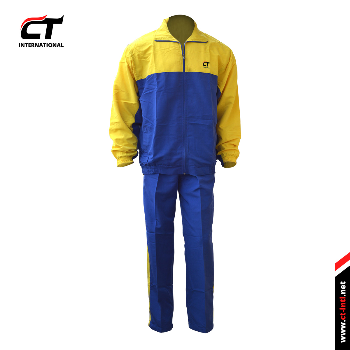 Yellow and Blue Tracksuit