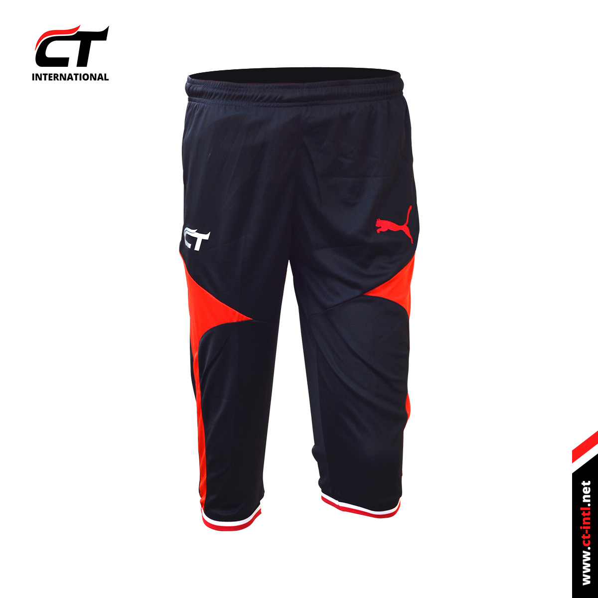 Black and Red Sports Shorts
