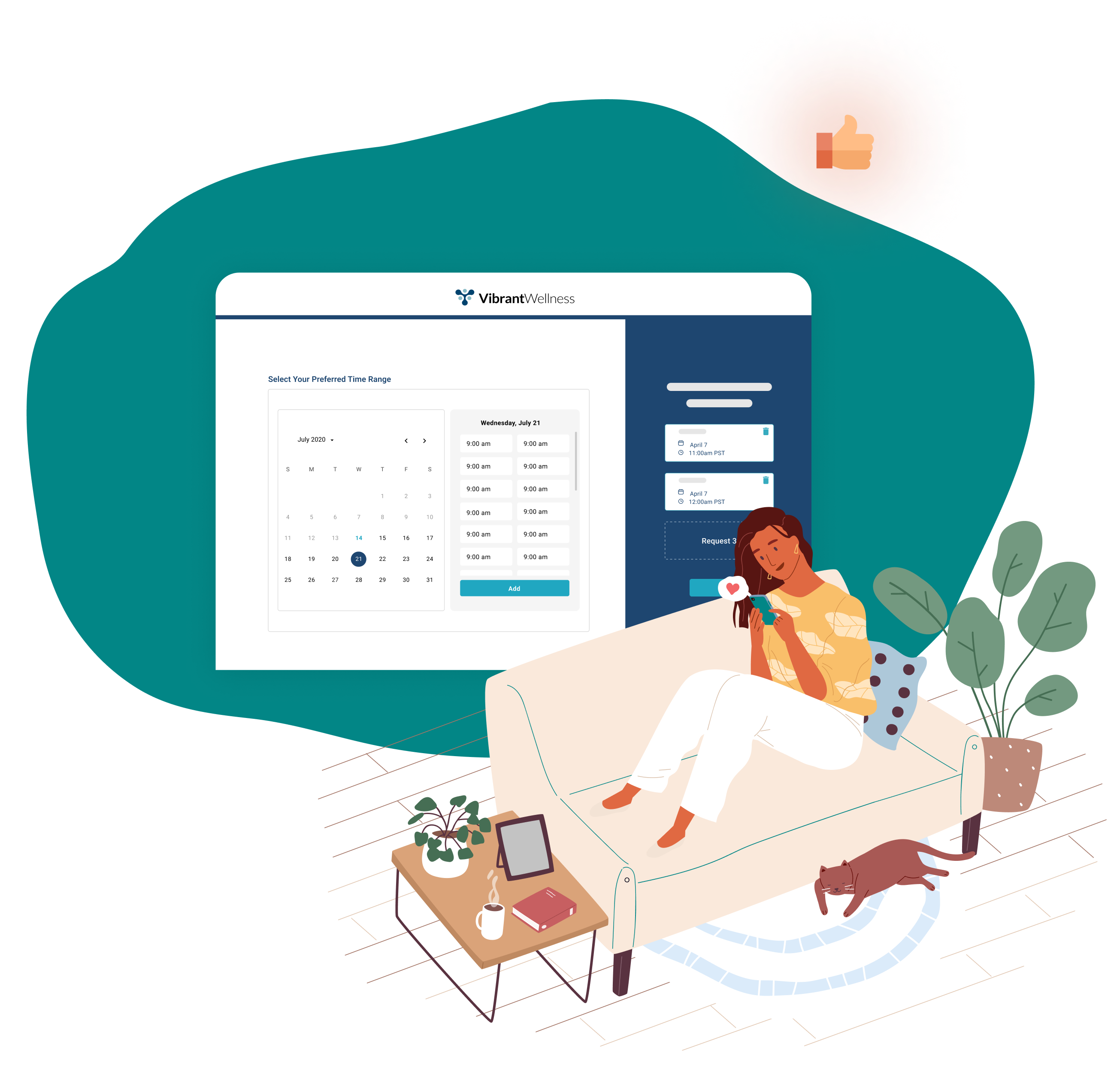Blood Draw Service Illustration