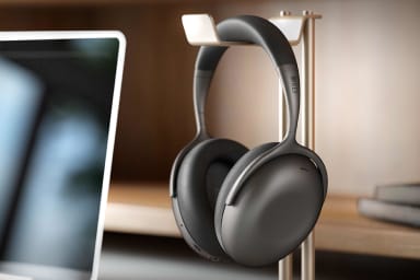 KEF Mu7 Noise Cancelling Wireless Headphones Designed by Ross Lovegrove