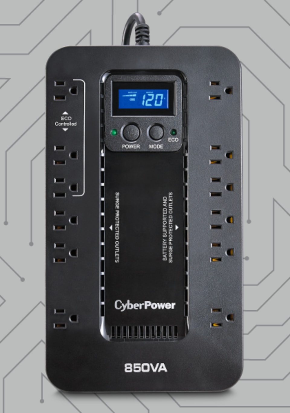 cyberpower battery backup with surge protection