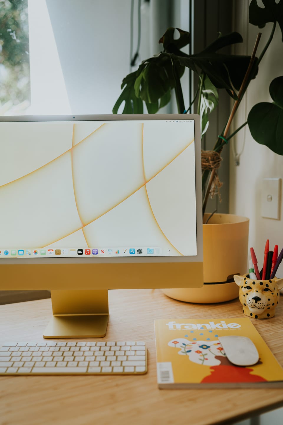 yellow imac