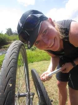 Adele LOVES flat tires
