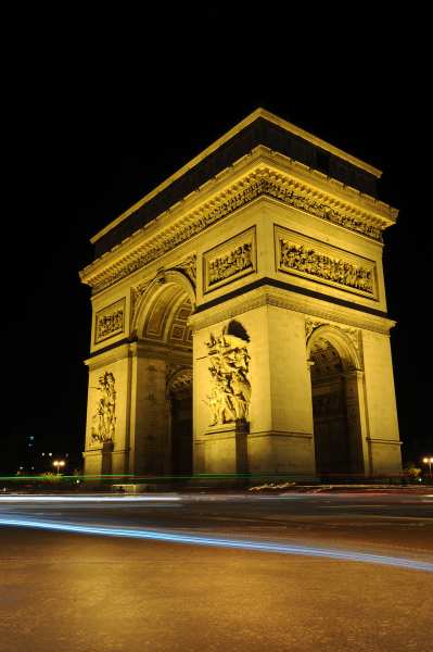 Arc de Triomphe - night photo