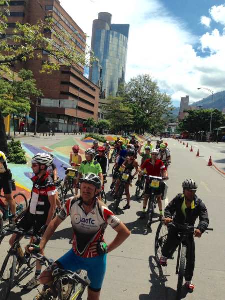 The Sunday Ciclovia in Medellin meant the streets were ours for the cycling