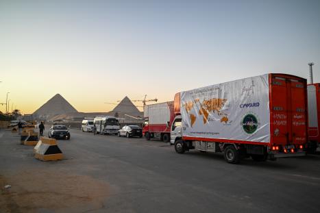 Header Photo – TDA’s rented vehicals that braved the Egyptian Roads