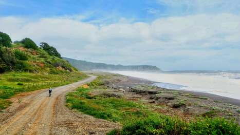 Peter at the Maule Coastline