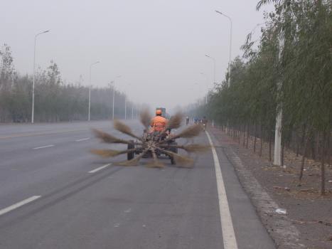 Road sweeper, China