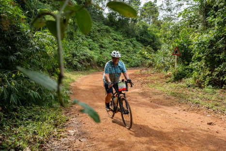 Robert-takes-on-a-section-of-dirt-in-a-section-of-Vietnamese-rainforest.-