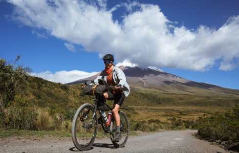 Learning To Breathe Again: Tackling Changing Altitudes On The South American Epic Maddison-Holmes-rides-into-our-camp-at-Cotopaxi's-base