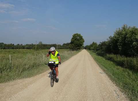 Alex on gravel road