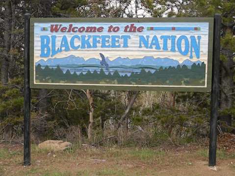 blackfeet nation sign reduced