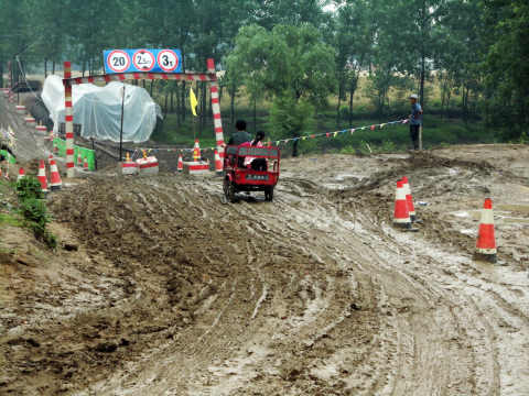 Tough bridges on our only wet day