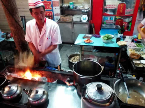 Uyghur Kebabs in Dunhuang