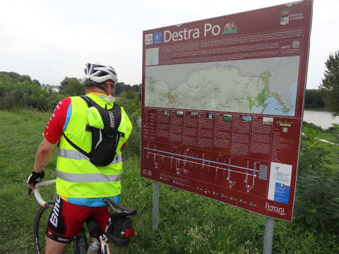 Cycling the Po river