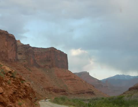 Colorado river Valley before Moab