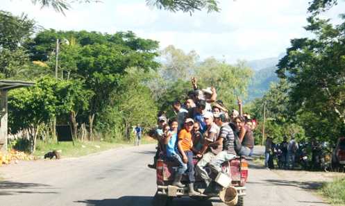 On the road