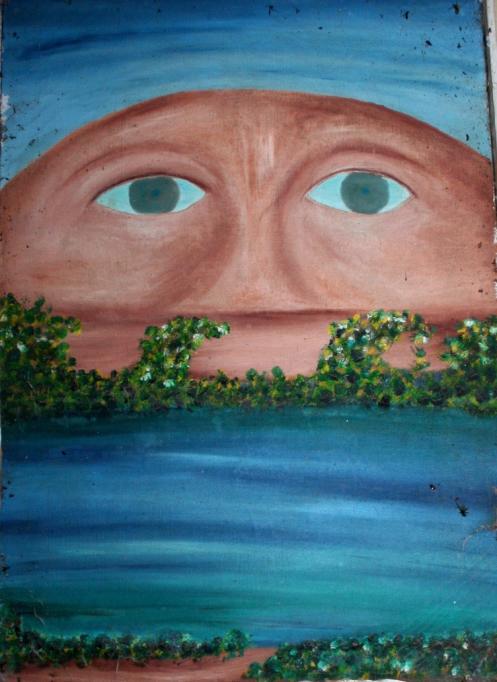 Painting by Francesco's wife Marina.