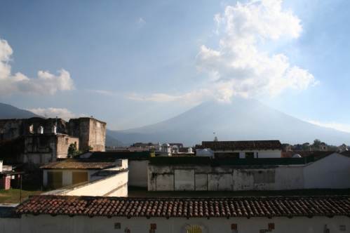 Vocano called Agua in Antigua