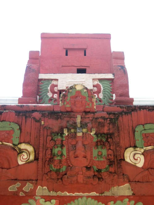 Colourful ruins
