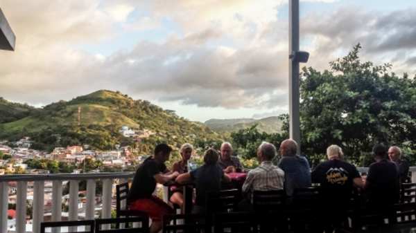 Riders relaxing in Bacao