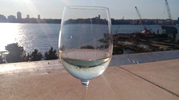 View from rooftop bar