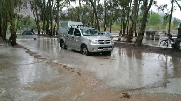 Even the Hilux had a hard time at camp