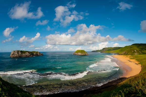 Praia do Leão in Fernando de Noronha. The island of Fernando de Noronha belongs to Pernambuco state and is located around 1 hour flight from Recife. A paradise for divers.