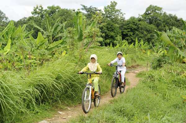 local cyclists Indonesia