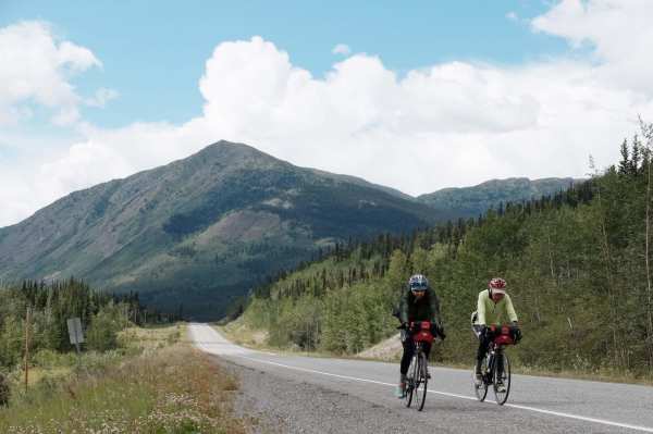 Rod and Diane on another scenic stretch of road.