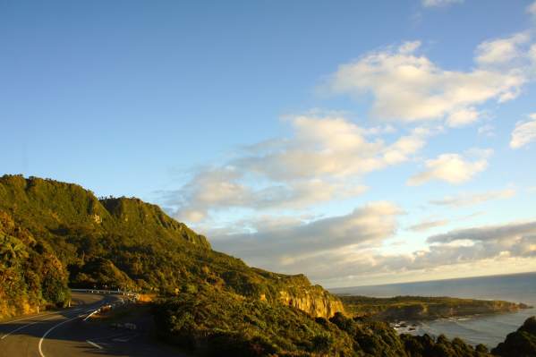 Coastal riding at it's best on the way to Punakaiki