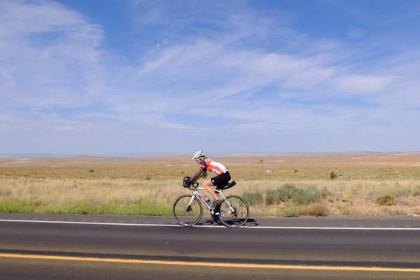 Beate rides the open plains of Navajo County.